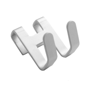 Space Aluminum Metal Shower Frameless Glass Door Hook Free Hole Towel Rack Hanger for Key Holder Clothes Organizer Bathroom Accessories