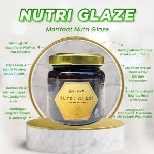 Nutri Glaze Black Garlic Honey Madu Bawang Hitam Tunggal Habbatussauda Lanang Premium Asli Original