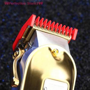 【Special price】🎀Perfection Store1🎀 1.5 + 4.5มม.ขนาดคู่มือหวี Red ATTACHMENT comb set with Metal Holder clipper
