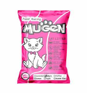 Pasir Kucing Gumpal Wangi Mama & Mugen (Premium LIBLOB New Packaging)  12 liter - Varian Aroma #Pasir Wangi #Anti Bau