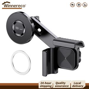 [Winnereco Flagship Mall]แม่เหล็กสำหรับวางโทรศัพท์ในรถ Tesla 3/Y แข็งแรง ทนทาน ปรับมุมได้ 360 องศา เข้ากันได้กับสมาร์ทโฟนทุกขนาด