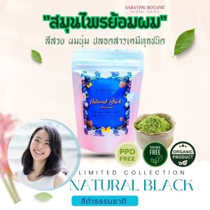 ผงใบไม้ย้อมผมสบายไพร ปิดผมขาวจากธรรมชาติ 100% ขนาด 70 กรัม สมุนไพรปิดผมขาว สมุนไพรย้อมผม ธรรมชาติ100% หอมเย็น สบายหนังศรีษะ ORGANIC