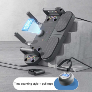 LC Smart Multifunctional Push-Up Board Multifunctional Plank Support Aid Push-Up Support Training Plate with Tension Rope