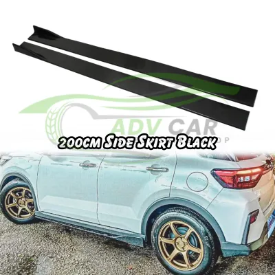Perodua ATIVA Front Bumper Diffuser Lip Wrap Angle Splitters Glossy Black & Carbon