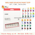 Màu Gouache Miya Himi dạng tuýp 12ml - Bộ 12 màu / 18 màu / 24 màu / 36 màu - SUGI ART SHOP. 