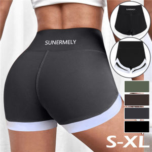 WomenS Sports Shorts Biker Short Pocket High Waist Yoga Legging Fitness Tights Women Cycling Athletic Gym Running Yoga Shorts