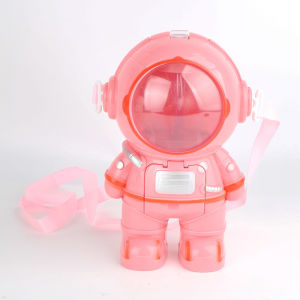 Kids Spaceman Mini Water Dispenser Astronaut Water Bottle with Straw Children Pretend Play Toys Boys Gift Fashion