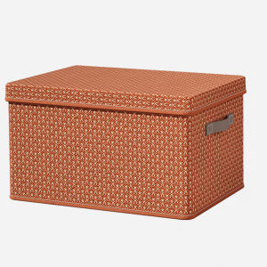 JustLiving ตัวจัดเก็บตู้เสื้อผ้าความจุขนาดใหญ่และถังเก็บผ้าไม่เหวินพับได้ฝากล่องเก็บของพร้อมกับจัดเก็บจาน PP แบบหนาพร้อมที่จับกล่องจัดระเบียบอเนกประสงค์