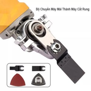 Máy cắt rung bộ chuyển đổi máy cắt thành máy cắt rung tặng kèm lưỡi cưa và đầu chà nhám.