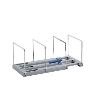 FDGFGG Non-slip Retractable Bookends Adjustable Dividers Bookshelf Durable Wear-resistant File Organizer Stand Office