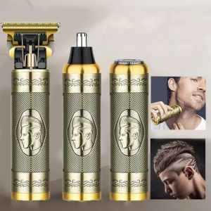 GROOMING SET3 IN 1 Hot Selling Rechargeable Us Hair Trimmer Multifunctional Hair Cutting Machine 3 in 1 Hair Shaver Trimmer ready stock fast shipping