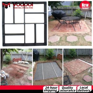 Garden Pavement DIY Paving Cement Brick Stone Road Concrete Path Maker
