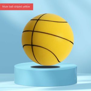 YRUQYS 18cm/22cm/24cm Silent Training Basketball Low Decibel High Elasticity Bouncy Balls Indoor Sports Balls Lightweight High Mute Ball Sports Training
