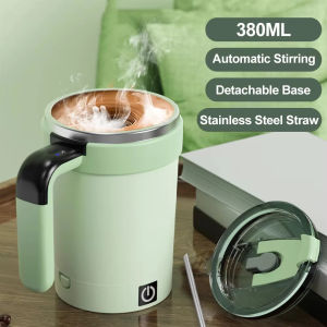 Detachable Automatic Mixing Coffee Cup Intelligent Temperature Measuring Rechargeable Mug Suitable for Office/Kitchen/Travel
