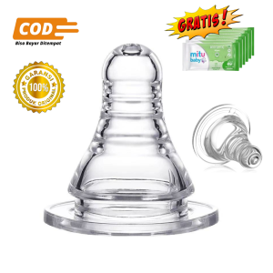TERMURAH Pigeon Dot Botol susu bayi Nipple Peristaltik slim 0-6 6-12 12+ bulan Gratis Tissu basah isi 135