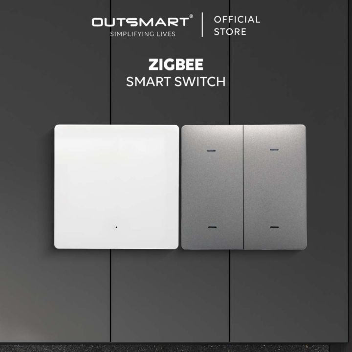 Outsmart Zigbee Smart Switch No Neutral – Fan & Light Control, 2-Way ...