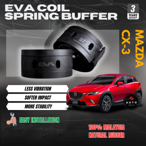 EVA Coil Spring Buffer MAZDA CX3 2016 Cushion Buffer Spring Rubber Stopper Spring (Front & Rear SET) 100% Getah asli