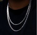 Kalung Aksesoris Pria Keren Model Rantai Kapal Besi Tahan Karat Panjang 50 cm / Kalung Stainleessteel rantai jakar kapal/ cod. 