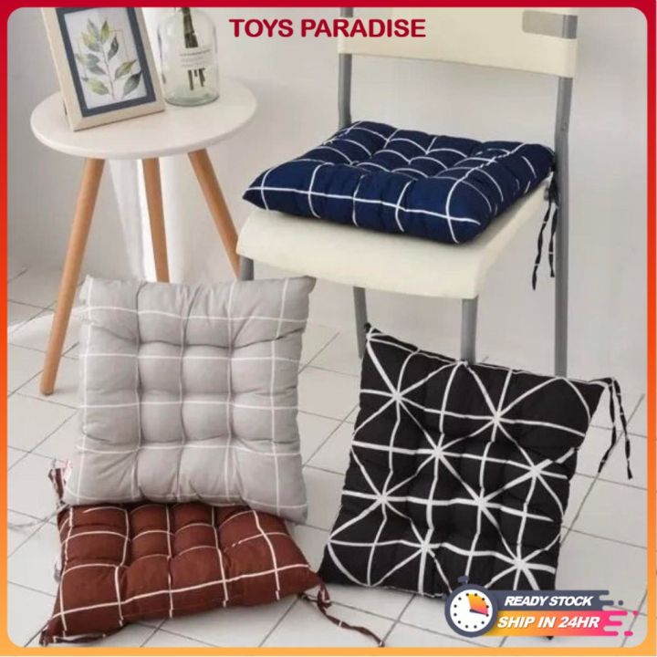 [Malaysia Stock]Pillow Seat Cushion Cotton Soft Plain Padding Dining