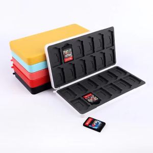 switch24 Cassette 24 Card Holder with Magnetic Silicone Card Case switch oled Cassette   Storage