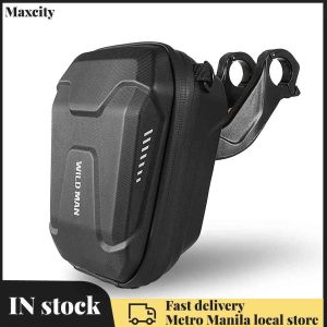 【Maxcity Fast delivery】WILD MAN MTB Bicycle Handlebar Head Bags Electric Scooter Phone Pouch Case