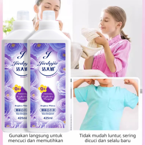 425ml Deterjen Anti Kuning Deterjen Pemutih dengan Oksigen Aktif Deterjen Praktis dan Mudah Digunakan