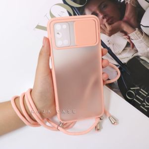Softcase Camera Lens Geser  Protector + Tali Sling Vivo Y91C Y91 Y93 Y95 Y71 Y12 Y29 Y20S Y12S Y30 Y30i Y50 Y53S 5G Y21 Y21S Y33S - Case Slide Camera Protector Vivo - Vivo Y91C Y91 Y93 Y95 Y71 Y12 Y29 Y20S Y12S Y30 Y30i Y50 Y53S 5G Y21 Y21S Y33S