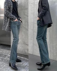 Jeans cutbray Pria dewasa-Celana panjang Boocut (Abu) street Melar Cutbray