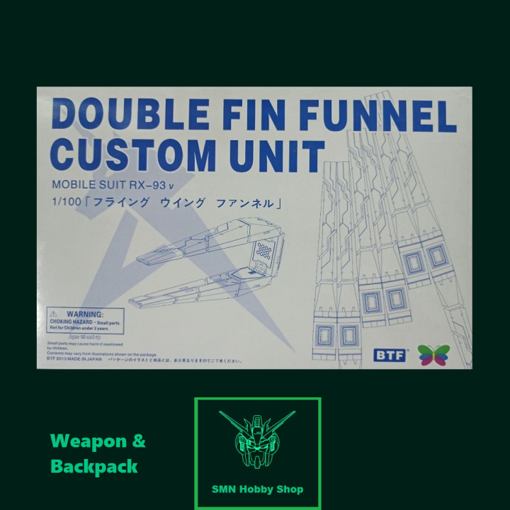 MG 1/100 Rx93 Nu Gundam Expansion Part DFF Custom Unit [Double Fin