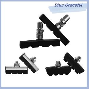 Ditur Bike Brake Blocks Rubber Cycling Part Tools MTB Mountain Road Bicycle Lightweight V-brake Shoes Pads Bicycle Accessories