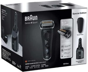 Máy cạo râu điện cao cấp Braun Series 9 9310cc Black[Made in Germany