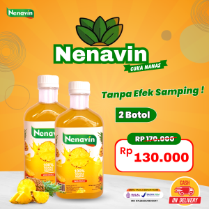 Cuka Nanas NENAVIN Cegah Lonjakan Gula Darah 2 Botol