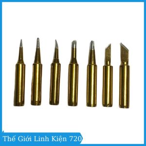 Mũi hàn 900M đầu mũi hàn chì cho máy hàn 936 937 màu vàng loại xịn(zin)