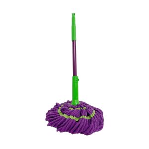 360° Spin Mop Easy Wring Stainless Steel Lightweight Quick Drying Floor Cleaning Mop