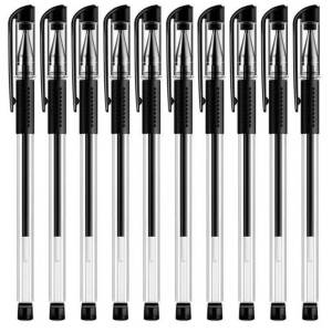 100 Pcs Gel Pen Ballpen Set Black Refill Sign Pens 0.5 mm Ball Pen School Student supplies
