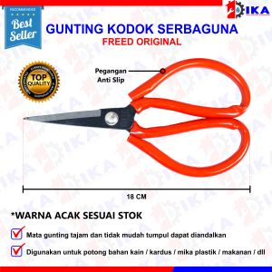 GUNTING TAMAN SENG KAIN KERTAS KEBUN KULIT ALUM PVC SERBAGUNA MODEL KODOK TAJAM SUPER UANG KEMBALI