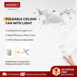 HODEKT Electric Fan Remote Control Stand Fan Vertical Floor Fan Color Screen Home Office Fan