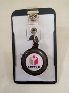 ID Card Holder Alumunium Yoyo Logo BAWASLU