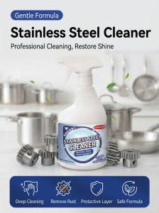 Multifunctional Powerful Stain Rust Remover Stainless Steel Cleaner Elevator Stainless Steel Door Cleaner Powerful Stain Remover Rust Remover