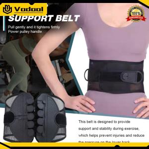 Double Pull Waist Support Belt with Buckle Orthopedic Waist Support Breathable Corset Back Support Belt Posture Correction Tool