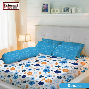 Sprei Internal King B2 180x200 Tinggi 25cm Bantal 2 Guling 2 - Motif Abstrak / Bunga / Geometri / Minimalis