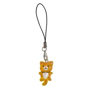 Resin Cat Keychain Cartoon Phone Strap Stylish Key Accessory Present for Youthful Adults Who Love Cute Animal Designs