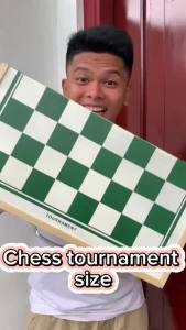 Wooden Chess Set Tournament Size Foldable Chess Board Premium Board Game