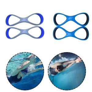 EO4MD 8 Shape Swimming Paddles Ergonomic Shape High Elbow Design Swim Training Paddle Corrective Tool Professional Grade Forearm Fulcrum Fin Swim Training