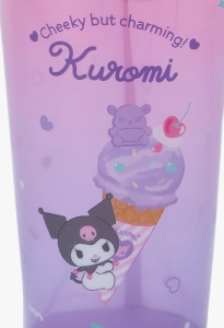 Sanrio Collaboration Waterproof Hard Shell Pencil Case with Zipper Closure - Ice Themed Ice Party Design