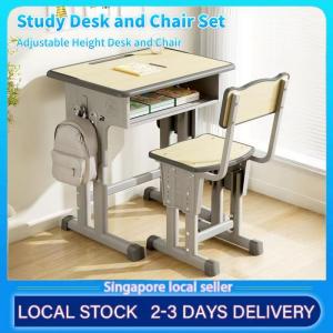 Wooden Desk And Chairs For Childrens Learning Adjustable Desk And Chairs Set For Primary And Secondary School Students
