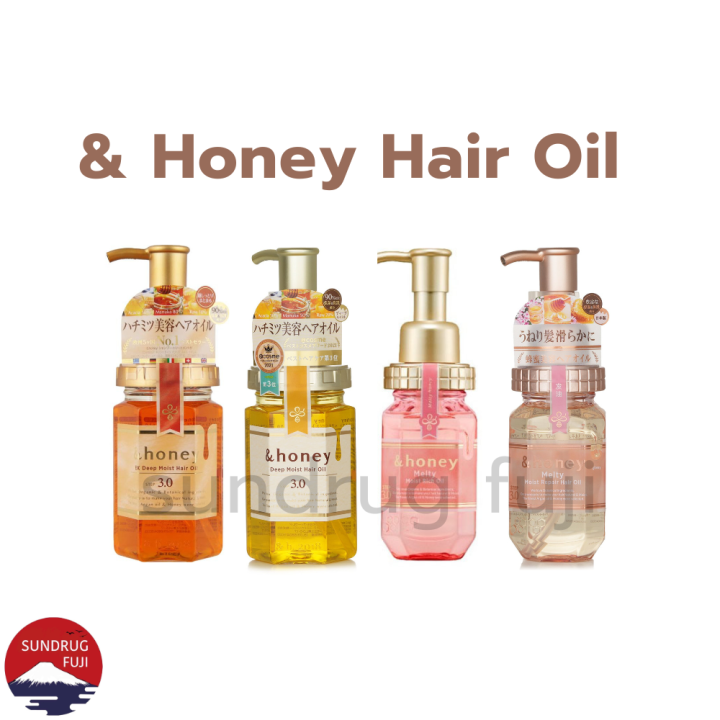 พร้อมส่ง &Honey Hair Oil ออยล์บำรุงผมสูตรออแกนิก นำเข้าจากญี่ปุ่น ...