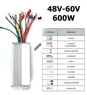 กล่องควบคุมรถไฟฟ้า (48-64V) 600W 800W 1000W / (48-72V) 1200W 1500W (48-84V) 3000W พร้อมคู่มือการใช้งาน // T