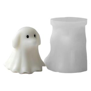 Multiple Use Specters Shape Silicone Mould With Pet Friendly Cats Dog Detailing for Seasonal Craft