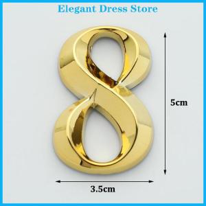 [K&P Elegant]👗👗 1pc Height 5cm en Home Sticker Address Door Label Modern House Number